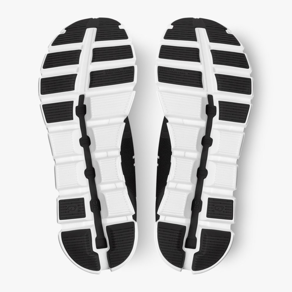 On Cloud 5 Men's Sneakers Black | KHL769-CA