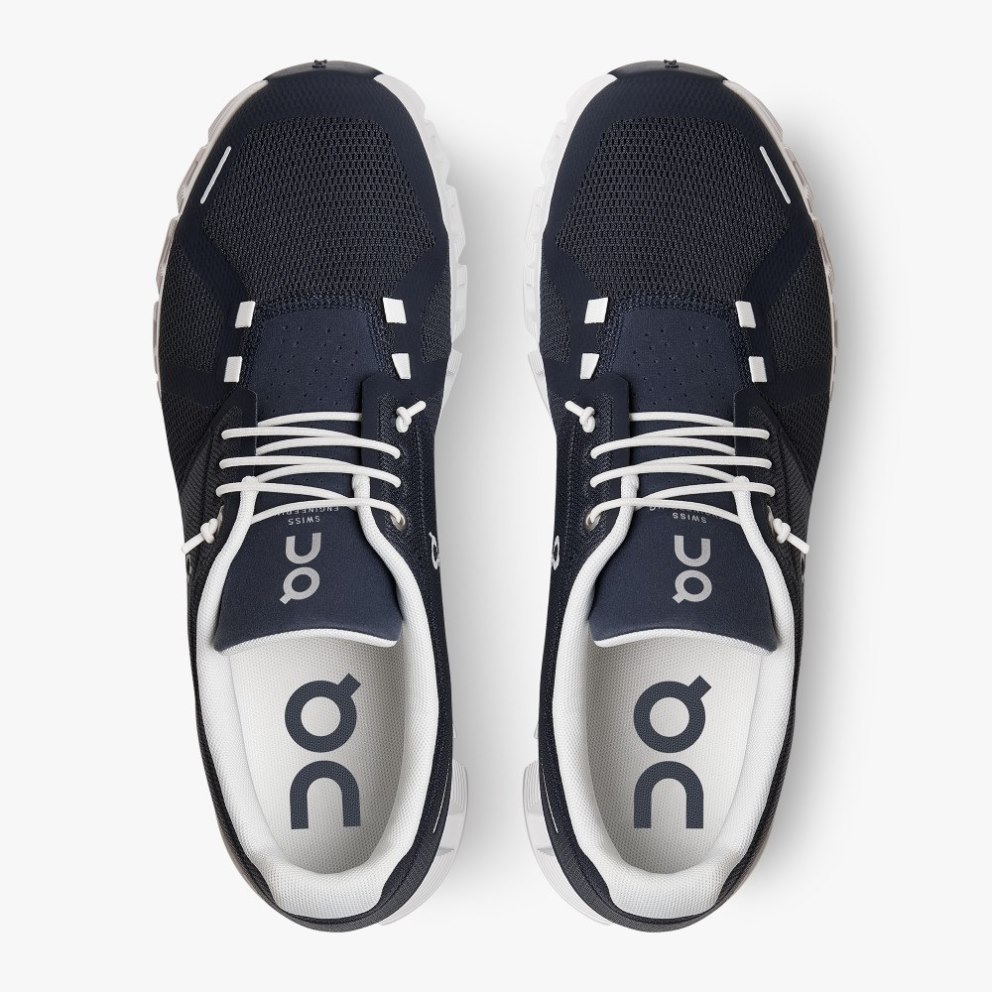 On Cloud 5 Men's Sneakers Navy | QIY570-CA