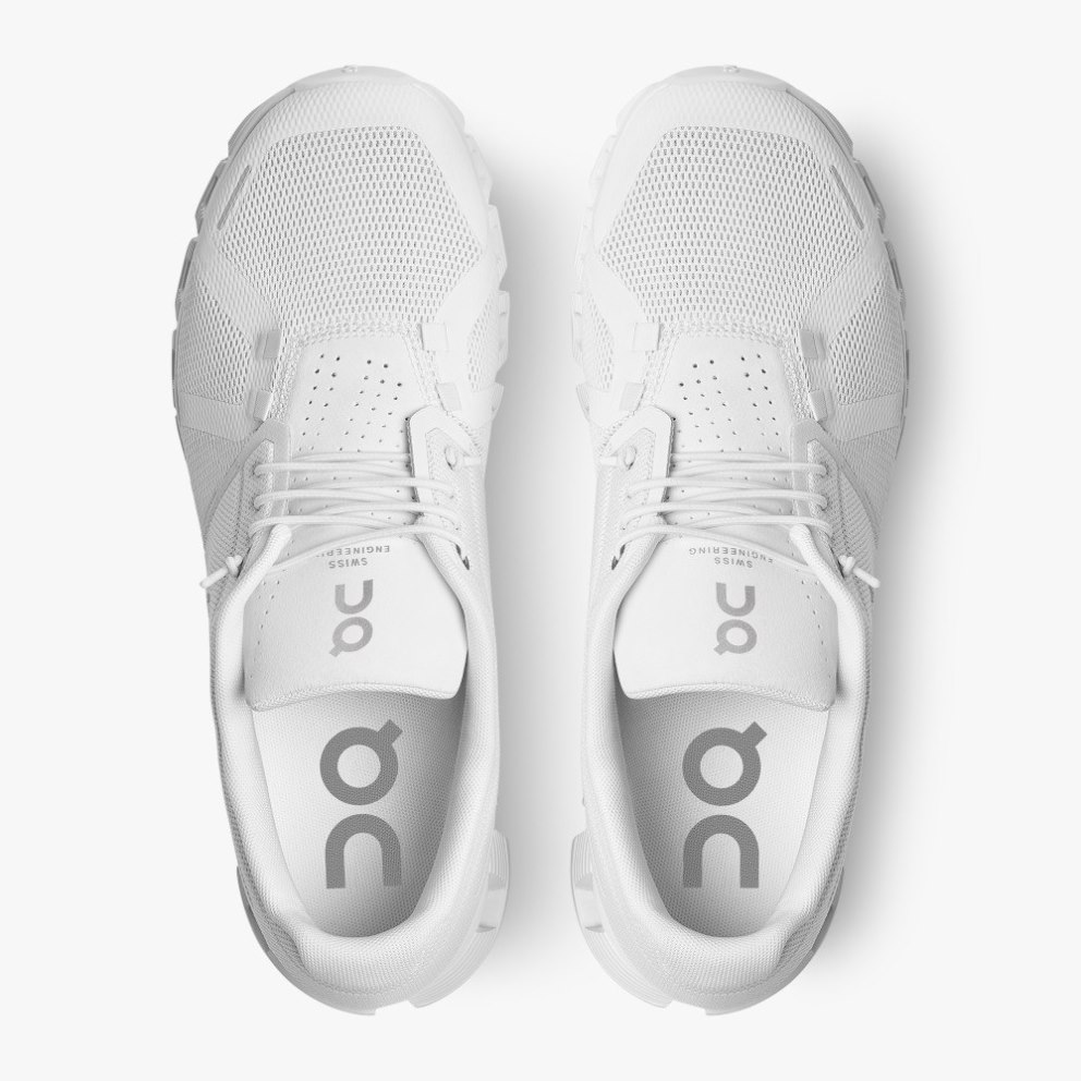 On Cloud 5 Men's Sneakers White | NJO017-CA