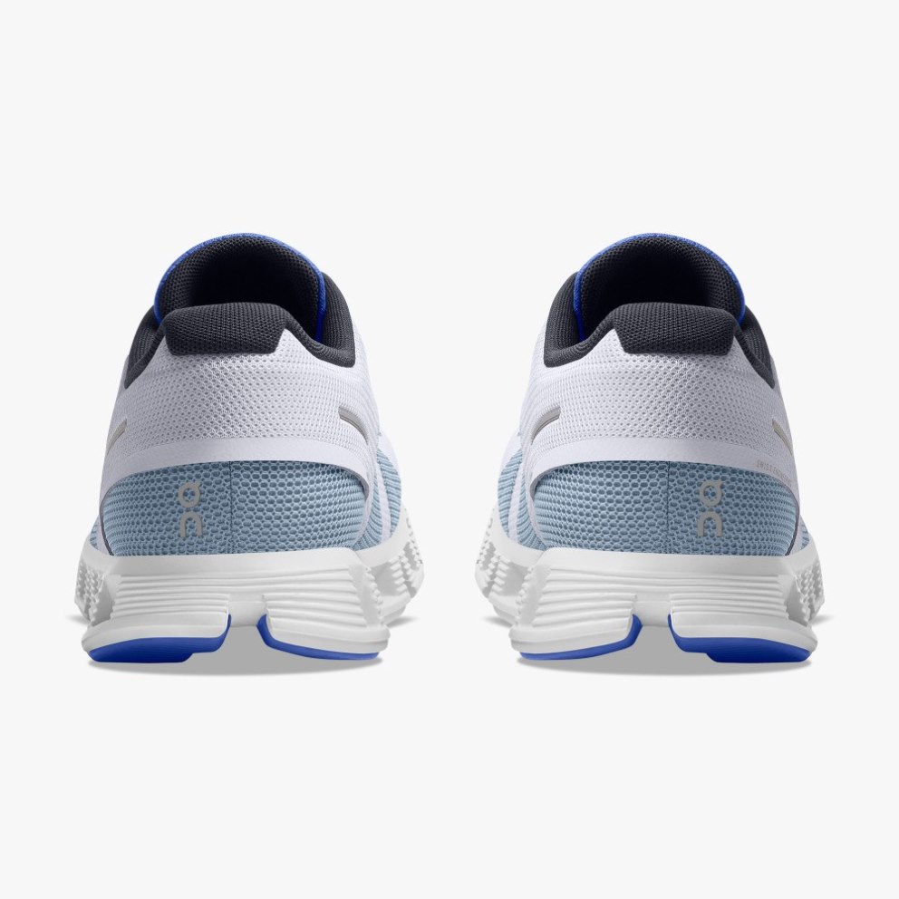 On Cloud 5 Push Women's Sneakers Blue / Light Grey | KAY769-CA