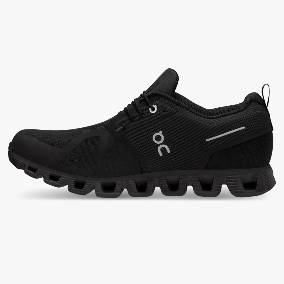 On Cloud 5 Waterproof Men's Sneakers Black | UMC605-CA