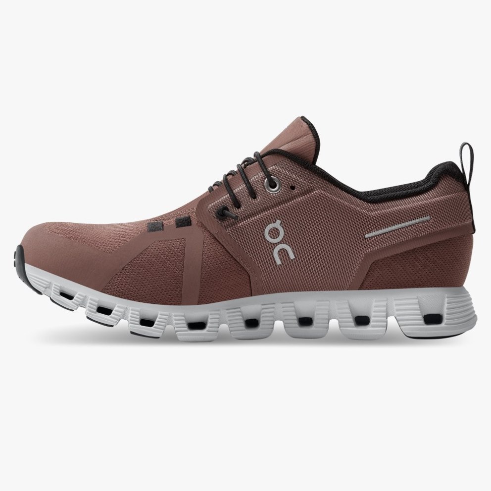 On Cloud 5 Waterproof Women's Sneakers Brown | EFM015-CA