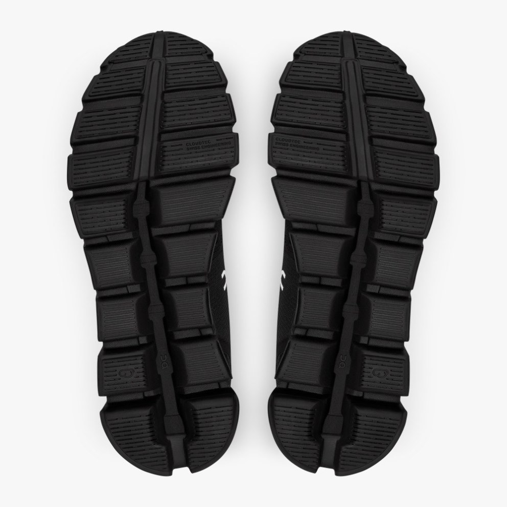 On Cloud 5 Waterproof Women's Sneakers Black | YEQ307-CA