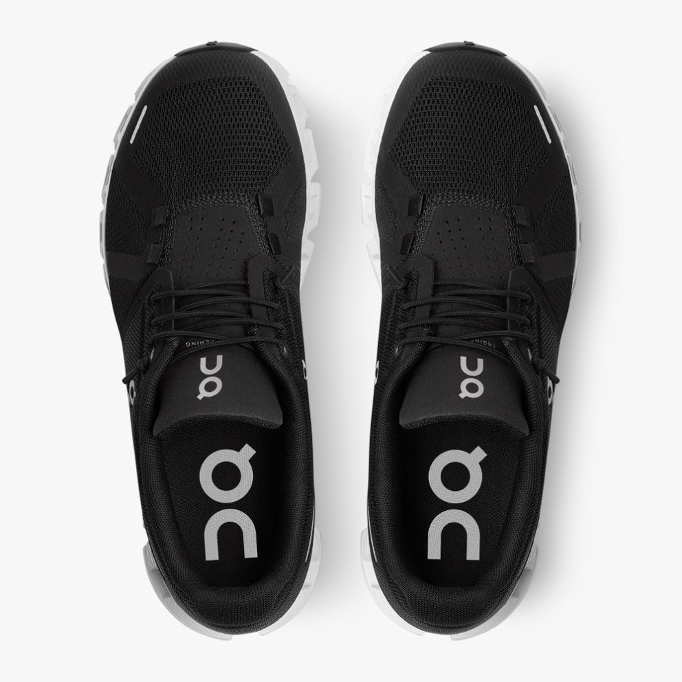 On Cloud 5 Women's Sneakers Black | KOS413-CA