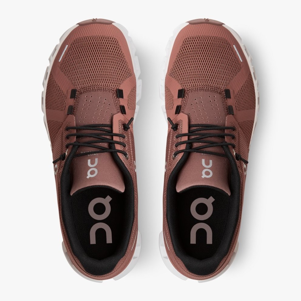 On Cloud 5 Women's Sneakers Brown | KBR208-CA
