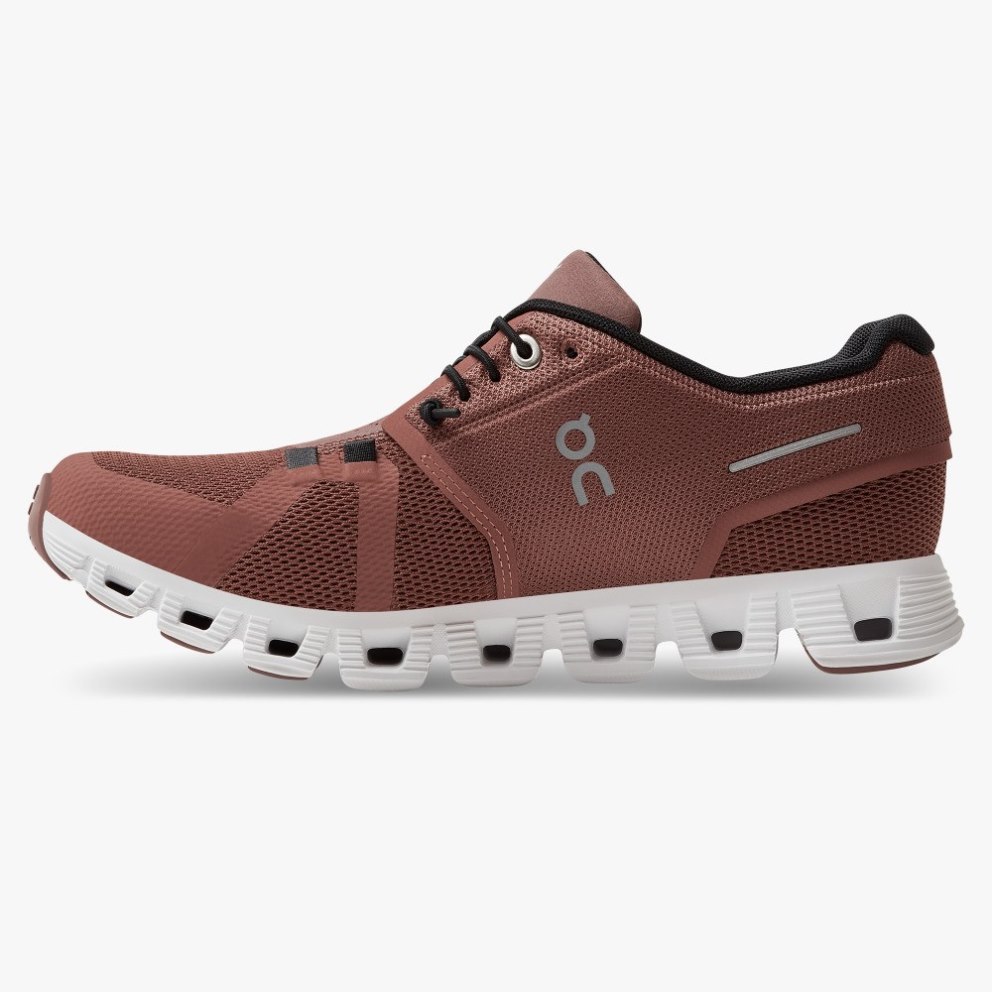 On Cloud 5 Women's Sneakers Brown | KBR208-CA