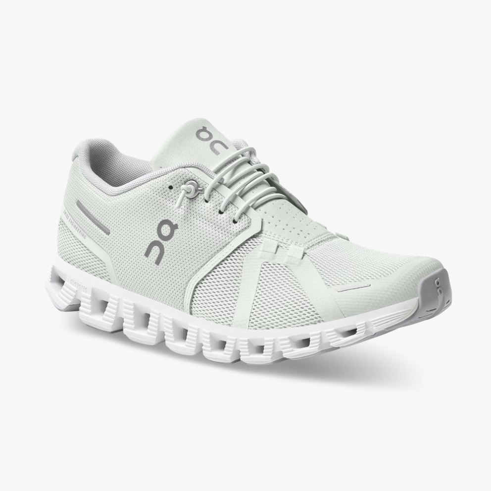 On Cloud 5 Women's Sneakers Mint | RHI410-CA