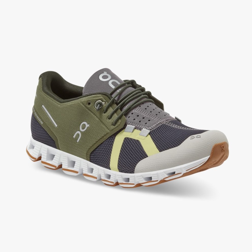 On Cloud 70 | 30 Women's Sneakers Olive / Navy | YAW179-CA