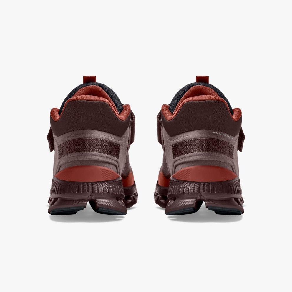 On Cloud Hi Edge Defy Men's Sneakers Burgundy | FNY263-CA