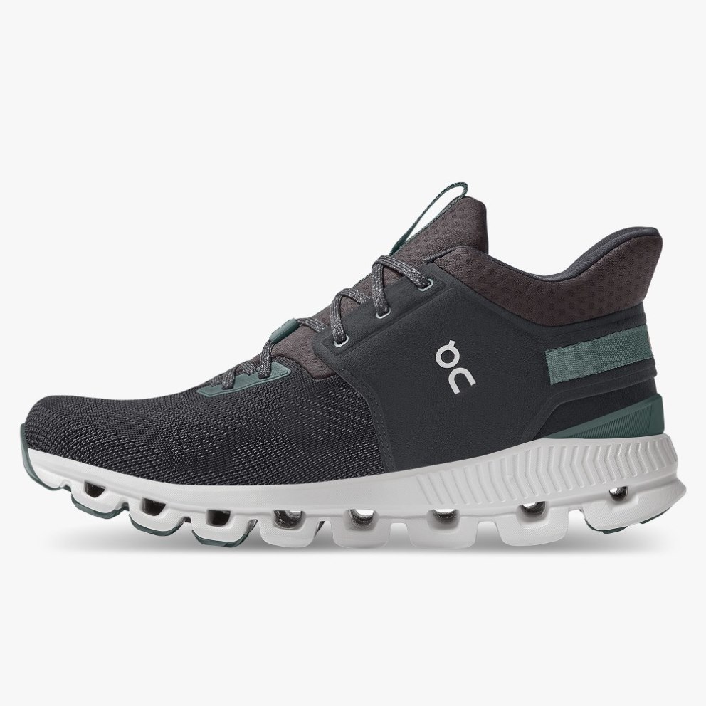 On Cloud Hi Edge Men's Sneakers Black | OVW169-CA