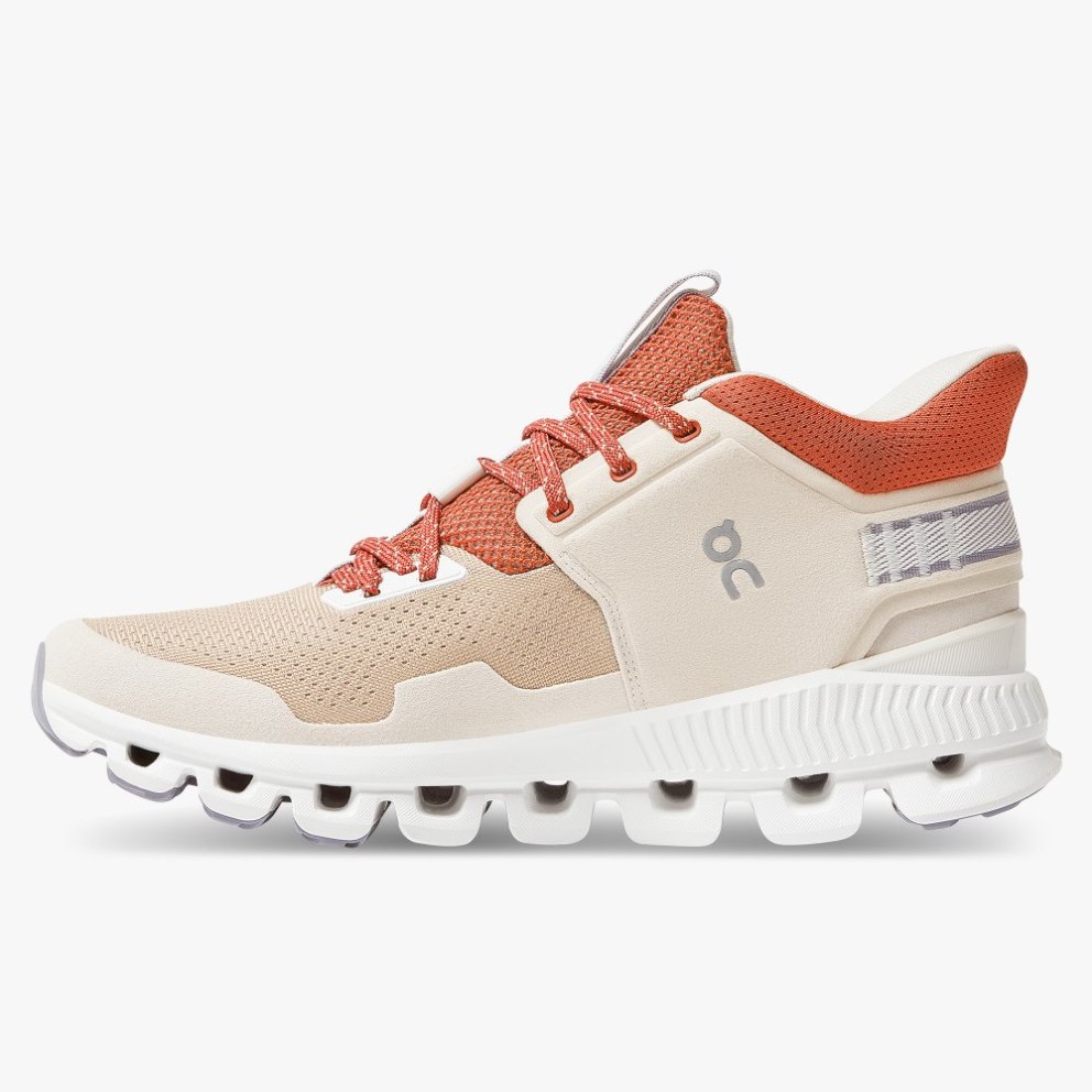 On Cloud Hi Edge Women's Sneakers Khaki | CZU672-CA