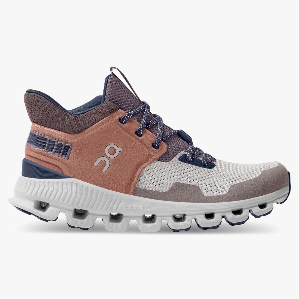 On Cloud Hi Edge Women\'s Sneakers Brown | PGF426-CA