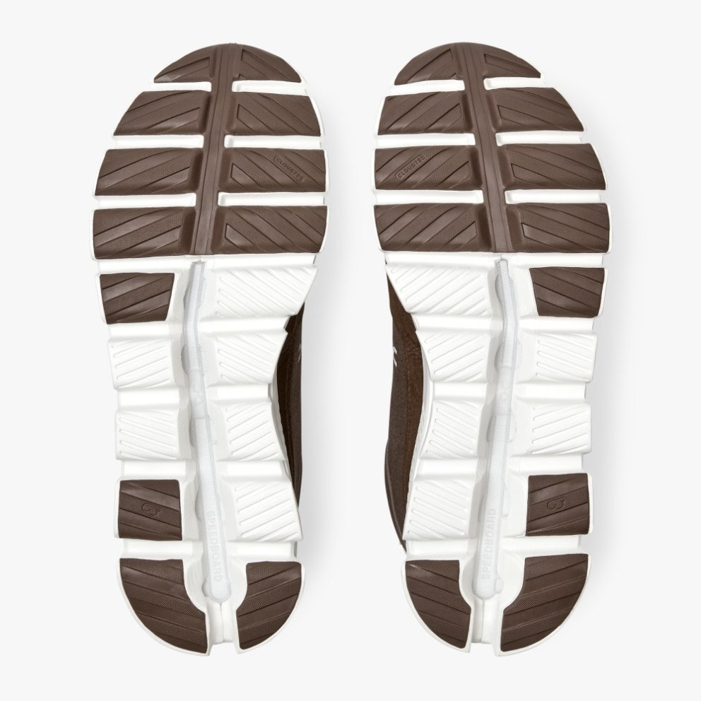 On Cloud Hi Men's Sneakers Brown | AHV593-CA