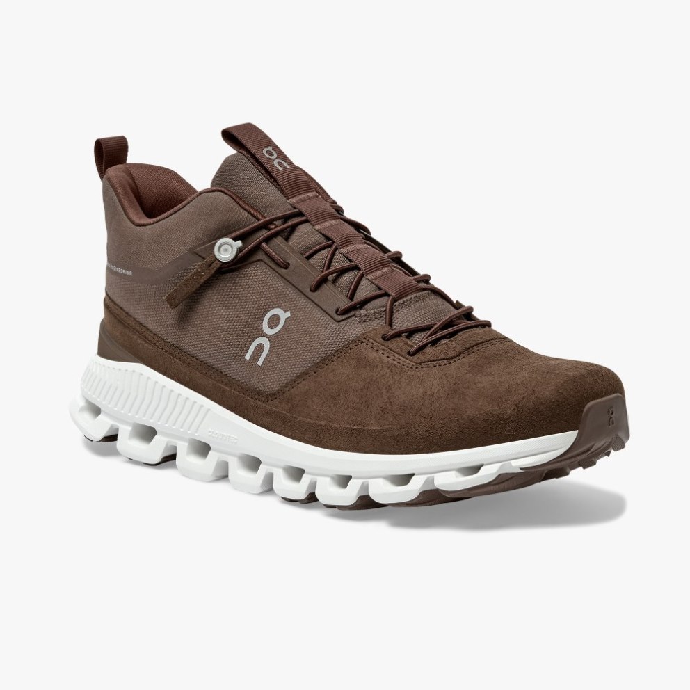 On Cloud Hi Men's Sneakers Brown | AHV593-CA