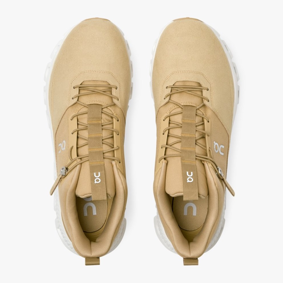 On Cloud Hi Men's Sneakers Khaki | SKW346-CA