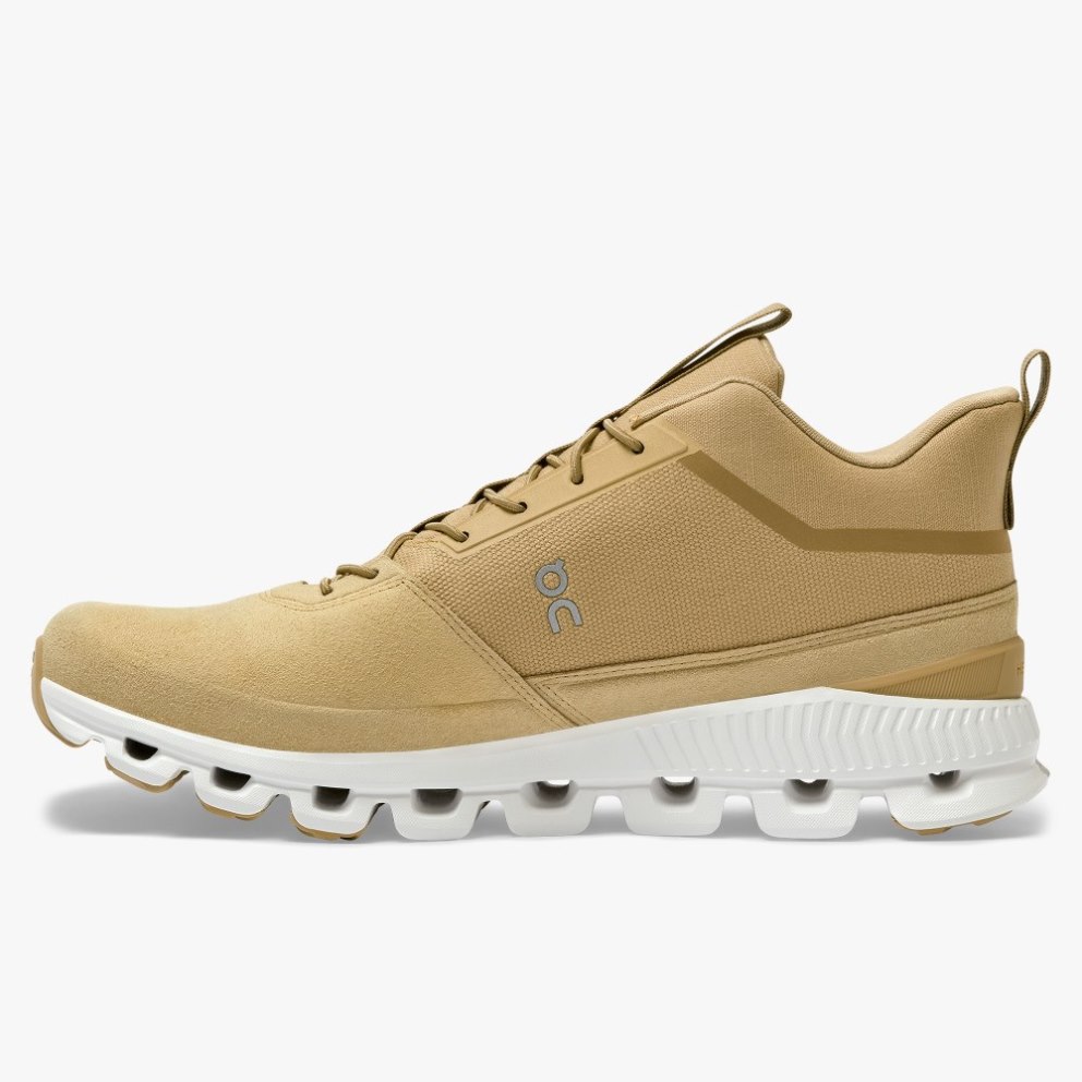 On Cloud Hi Men's Sneakers Khaki | SKW346-CA