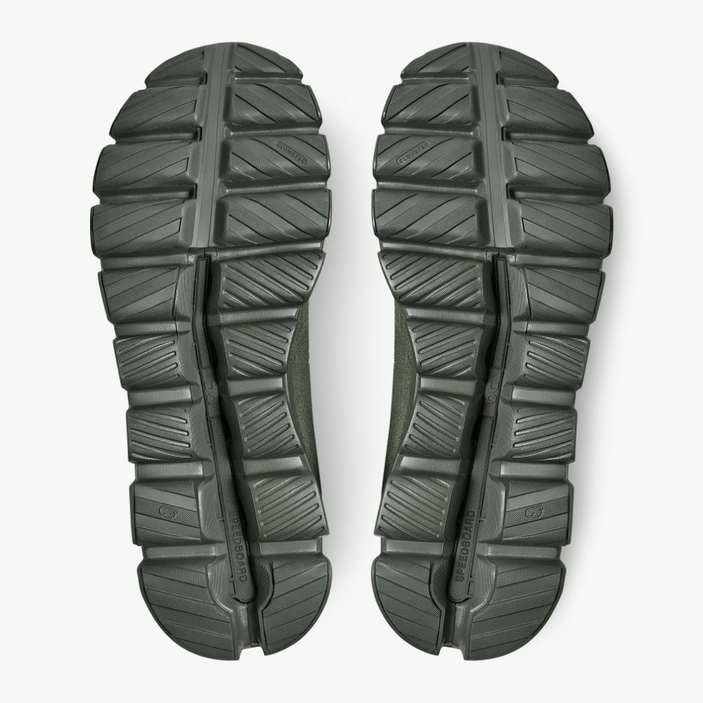 On Cloud Hi Men's Sneakers Olive | VOF879-CA