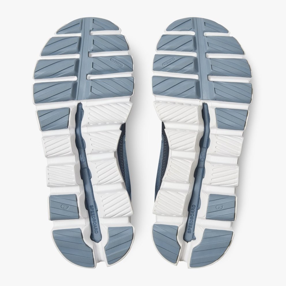 On Cloud Hi Waterproof Women's Sneakers Navy | QVA548-CA