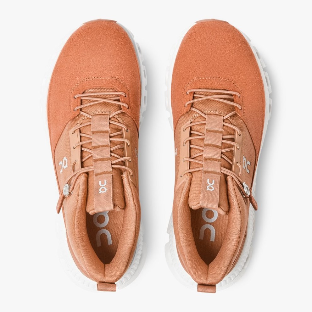 On Cloud Hi Women's Sneakers Coral | SAR972-CA