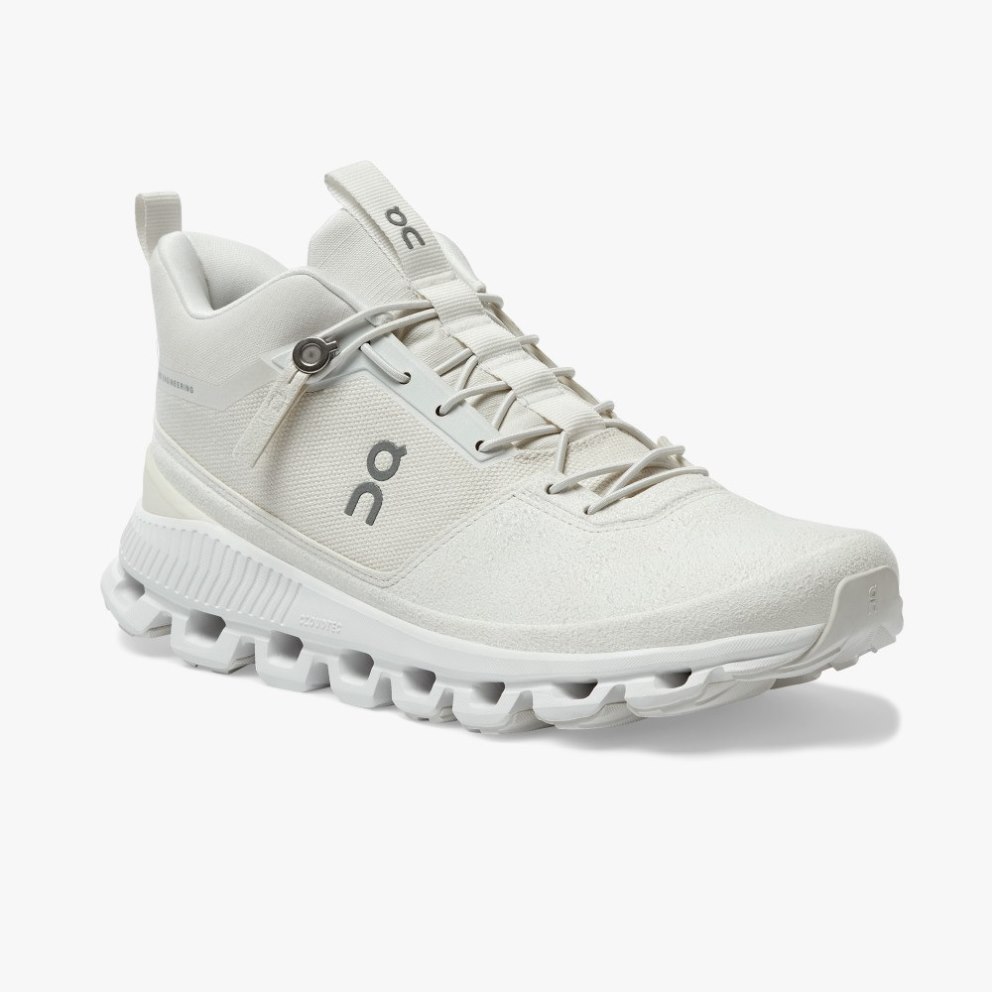 On Cloud Hi Women's Sneakers Cream | HSP407-CA