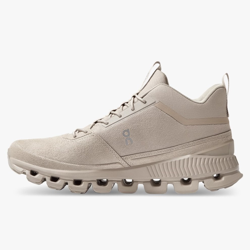 On Cloud Hi Women's Sneakers Grey | FYG765-CA