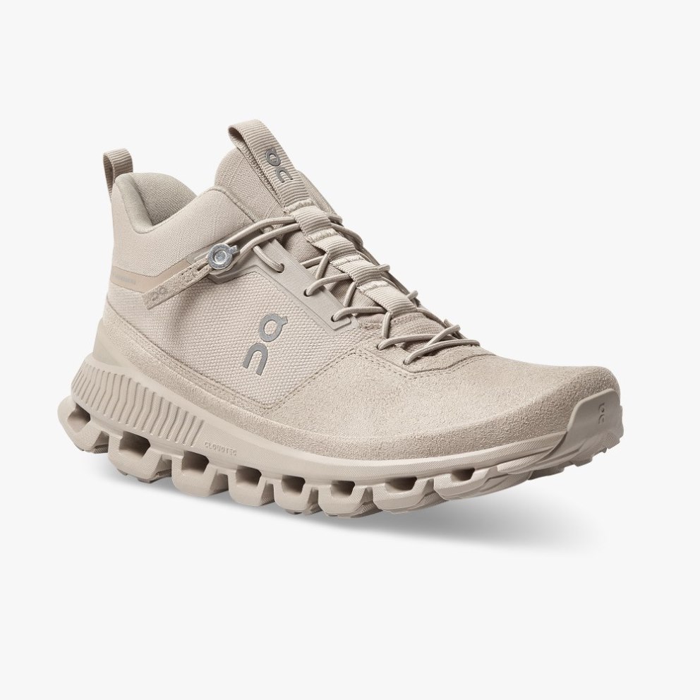 On Cloud Hi Women's Sneakers Grey | FYG765-CA