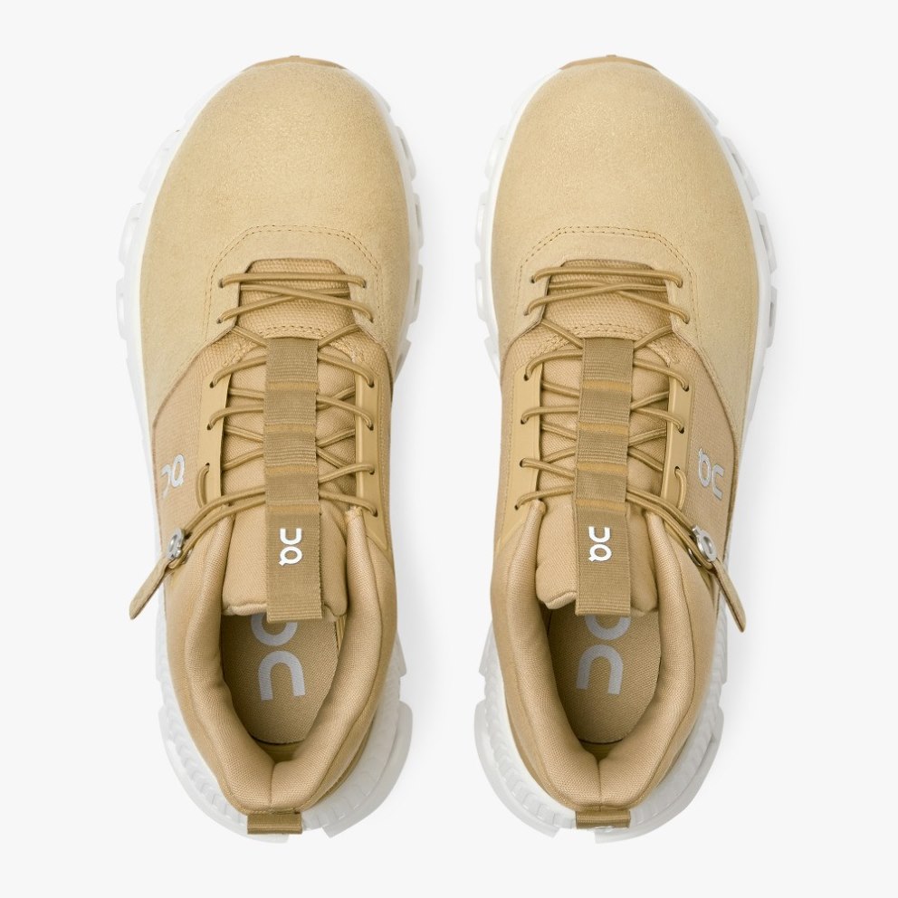 On Cloud Hi Women's Sneakers Khaki | VPQ942-CA