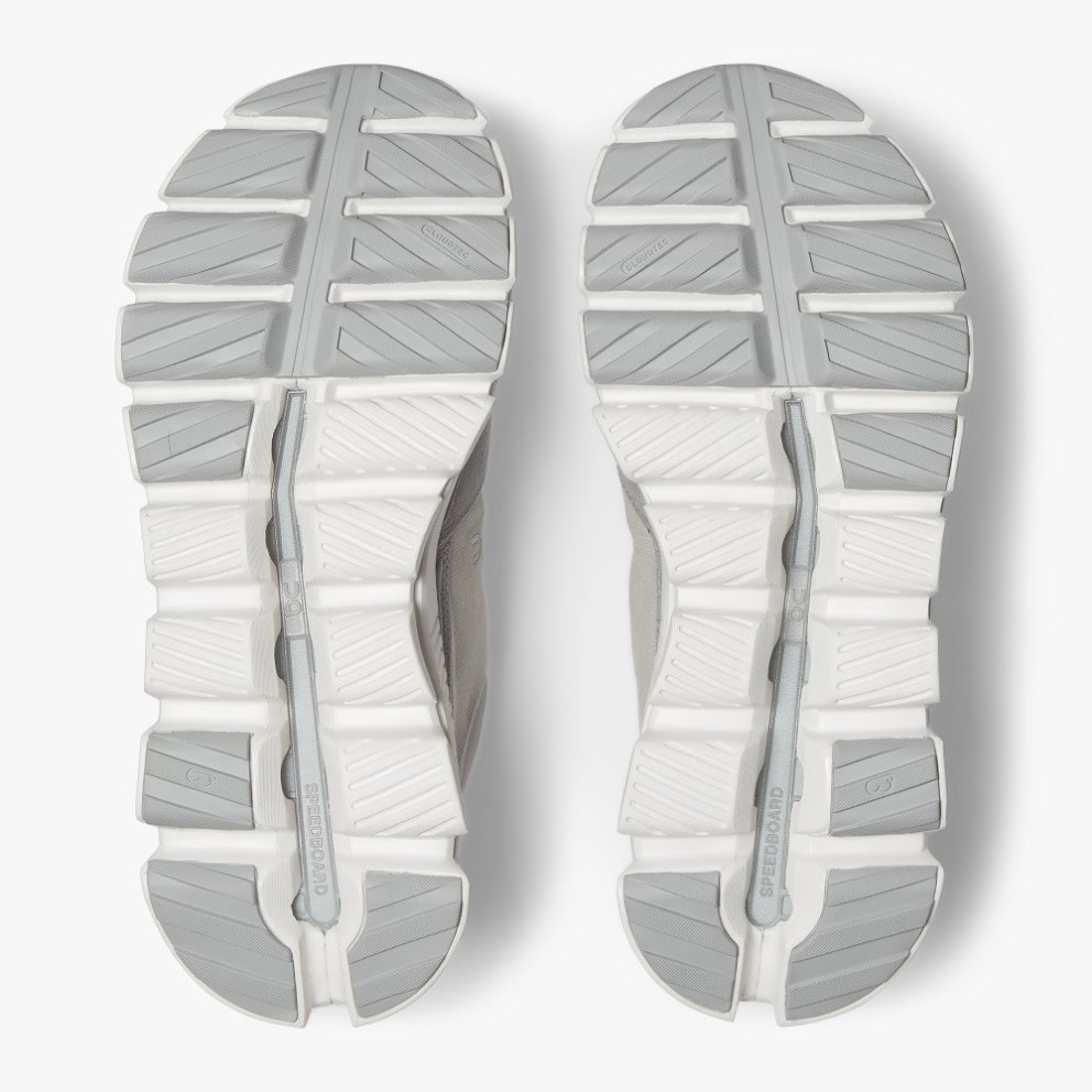 On Cloud Hi Women's Sneakers Light Grey | MVB548-CA