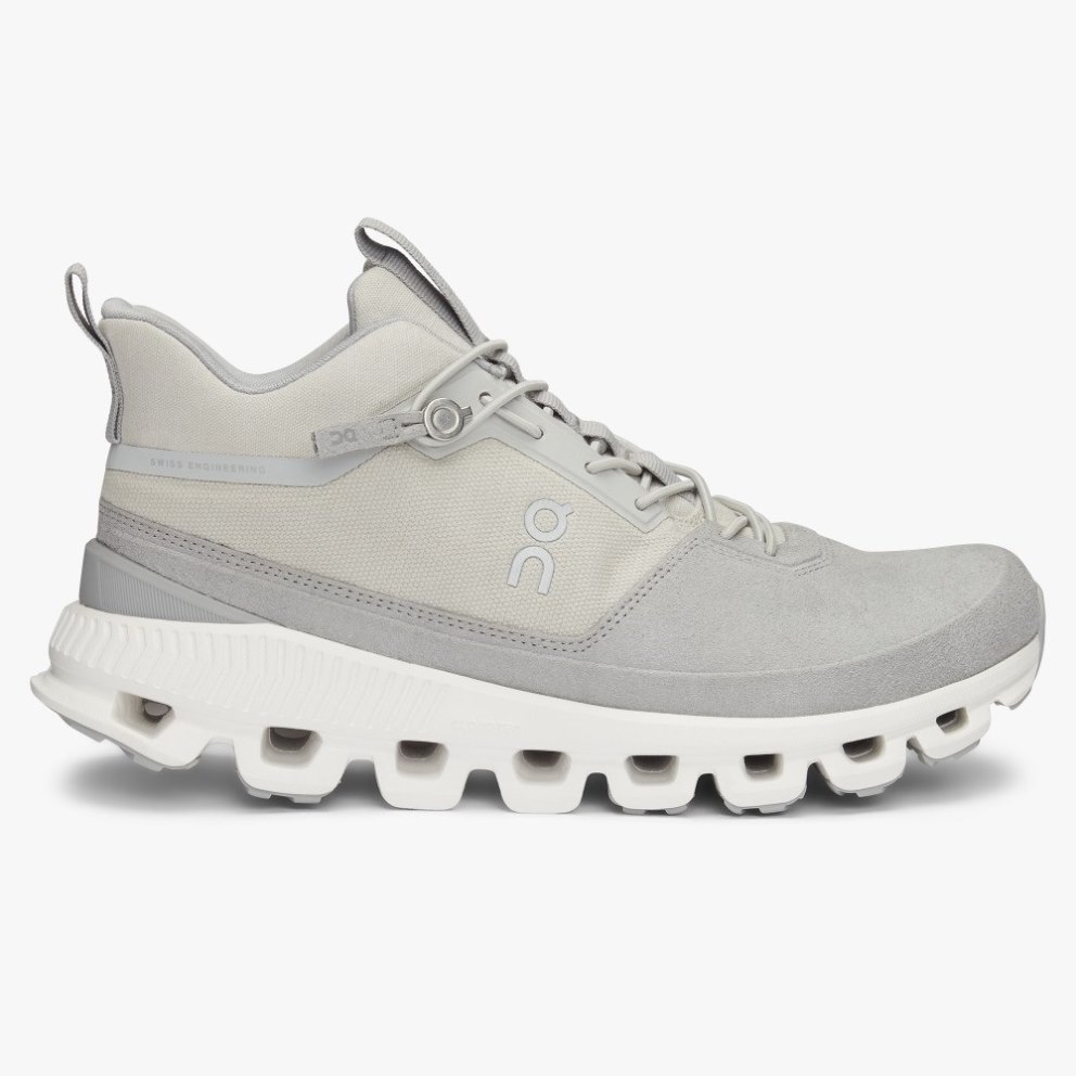 On Cloud Hi Women\'s Sneakers Light Grey | MVB548-CA