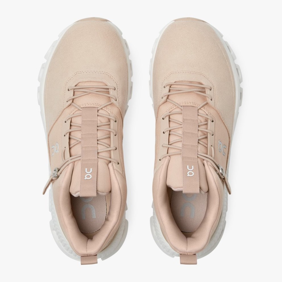 On Cloud Hi Women's Sneakers Rose | WLG265-CA
