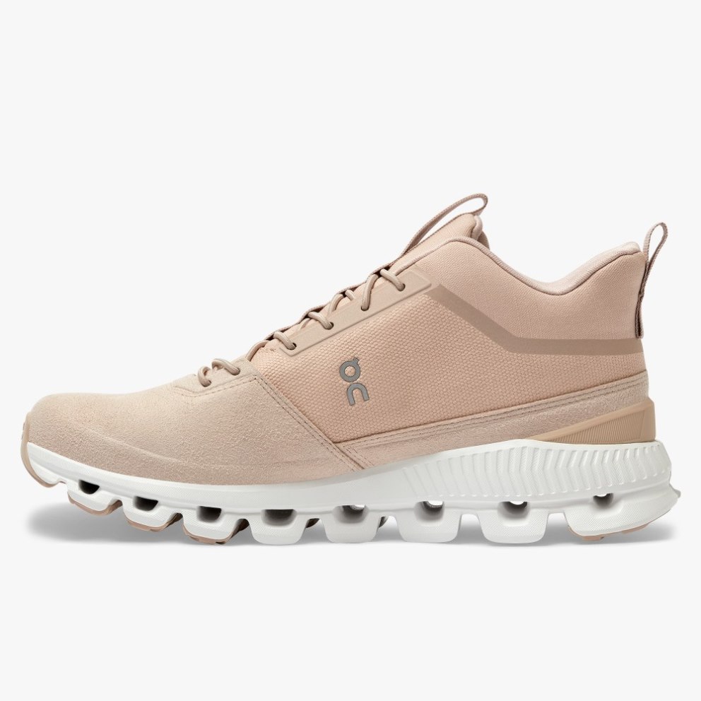 On Cloud Hi Women's Sneakers Rose | WLG265-CA