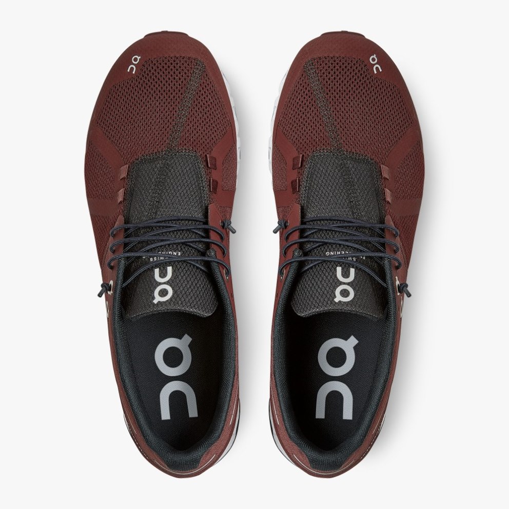On Cloud Men's Sneakers Burgundy | PKW031-CA