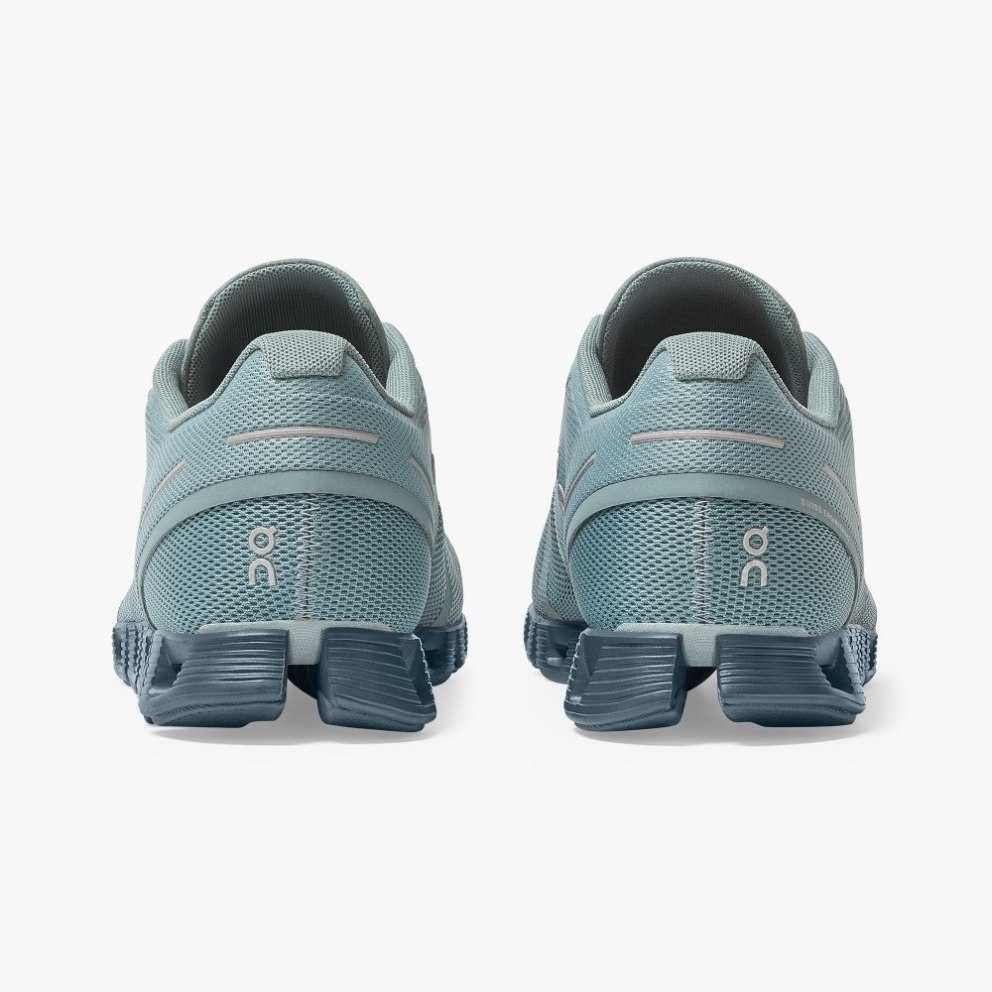On Cloud Monochrome Men's Sneakers Turquoise | SOM079-CA