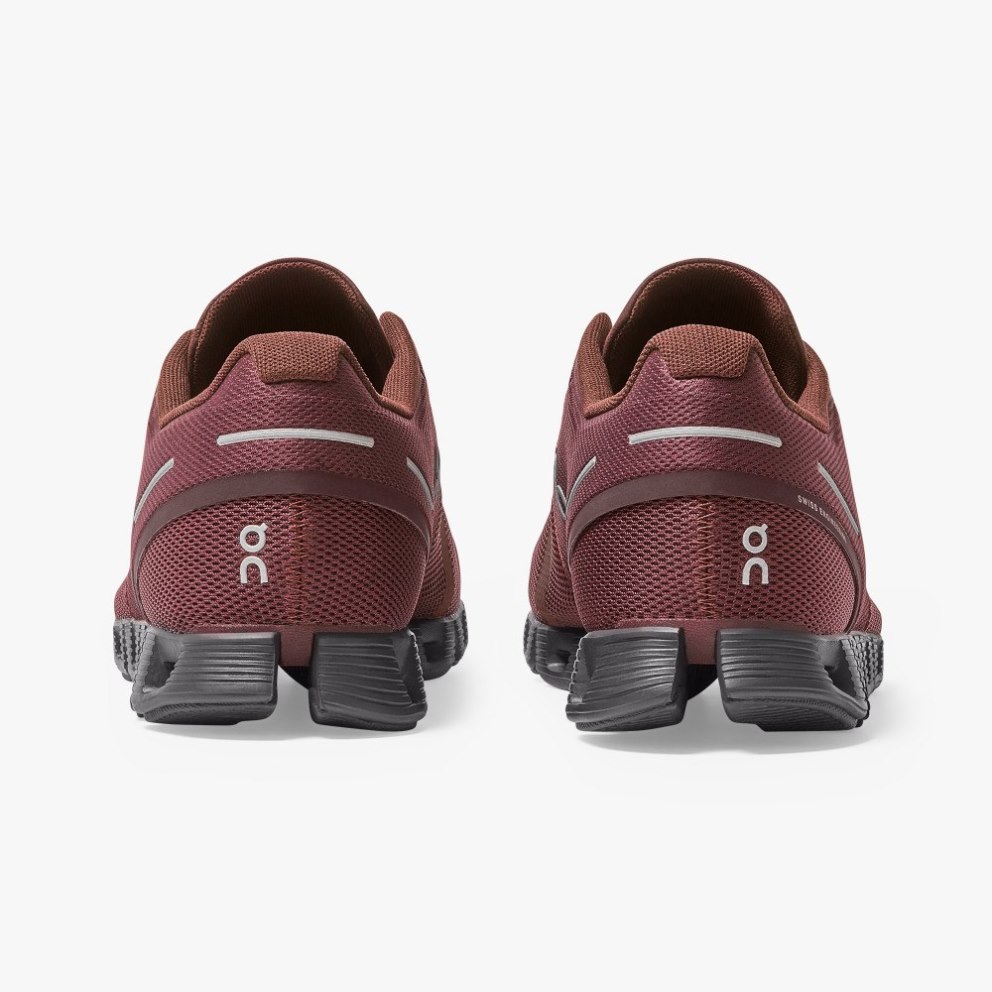 On Cloud Monochrome Men's Sneakers Burgundy | ZYF795-CA