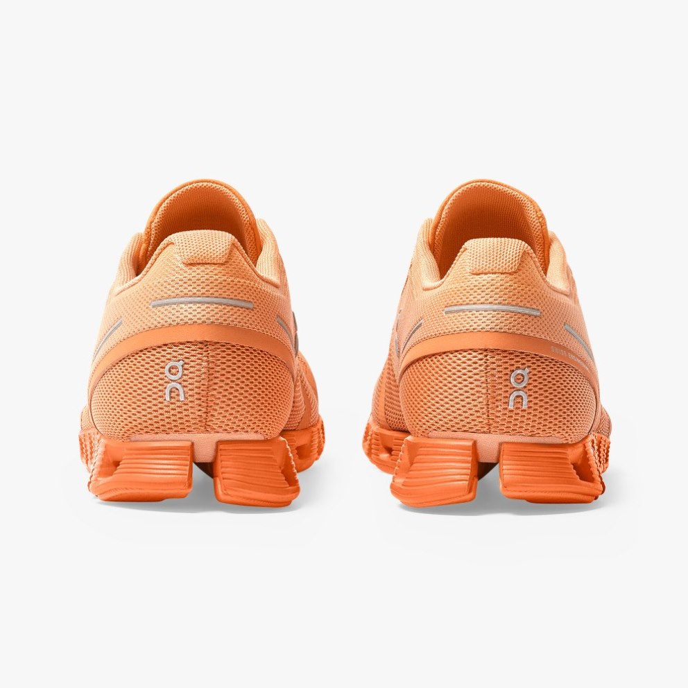 On Cloud Monochrome Women's Sneakers Orange | ZLY765-CA