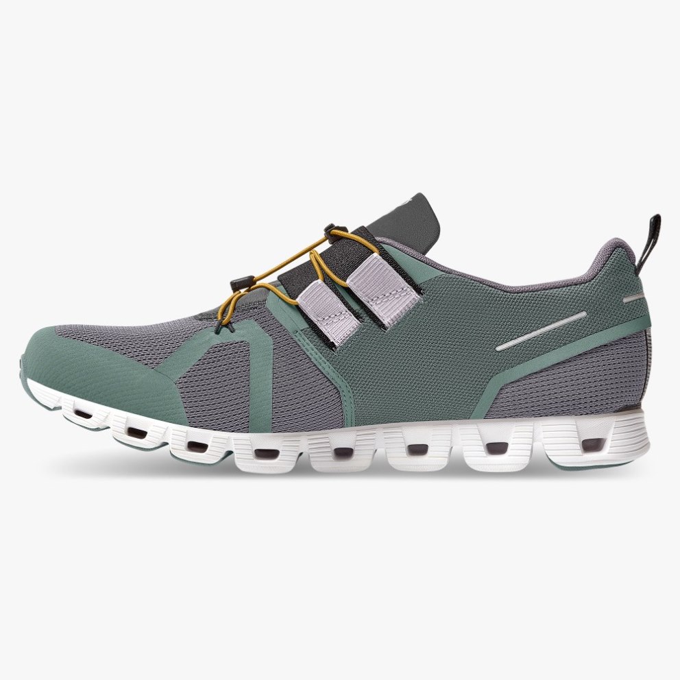 On Cloud Nexus Men's Sneakers Grey / Green | XVI265-CA