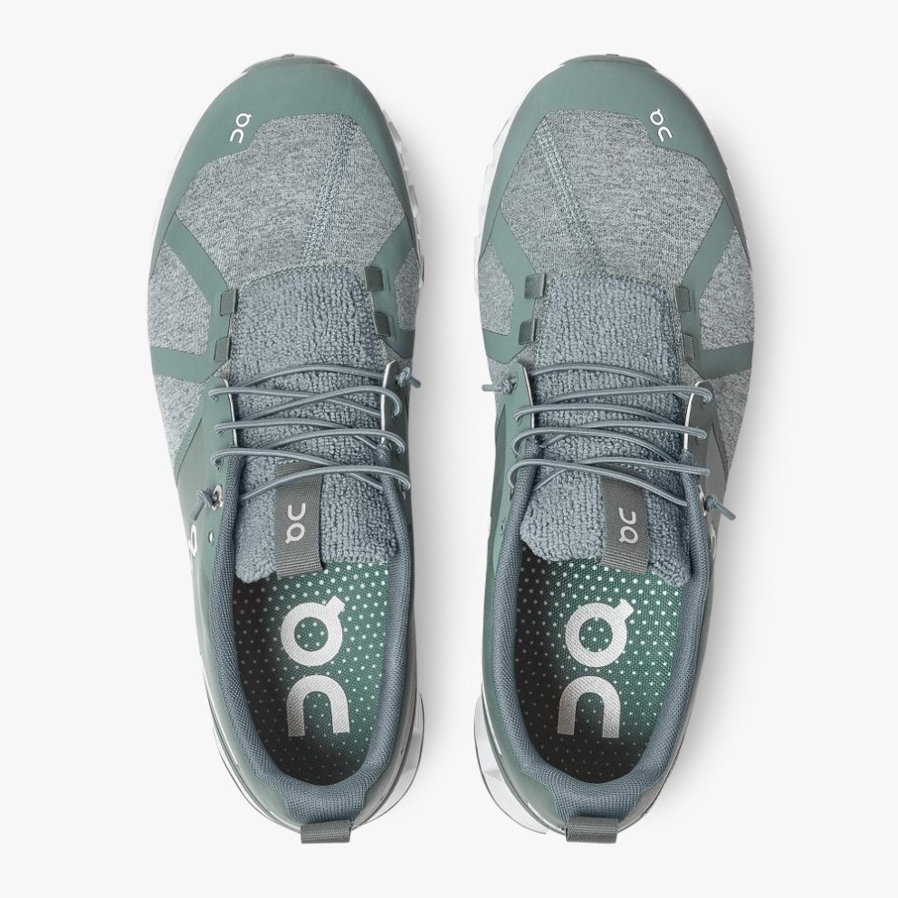 On Cloud Terry Men's Sneakers Olive | UAO309-CA