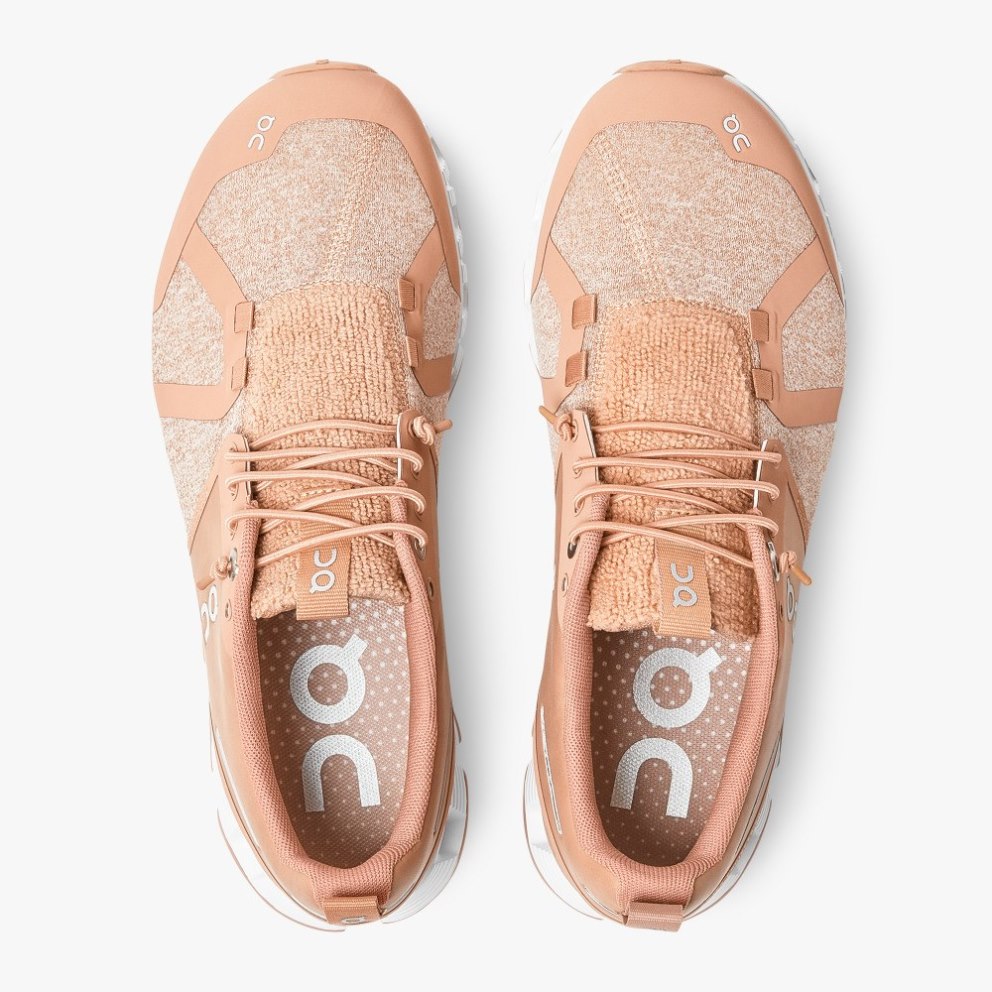 On Cloud Terry Women's Sneakers Coral | IQB482-CA