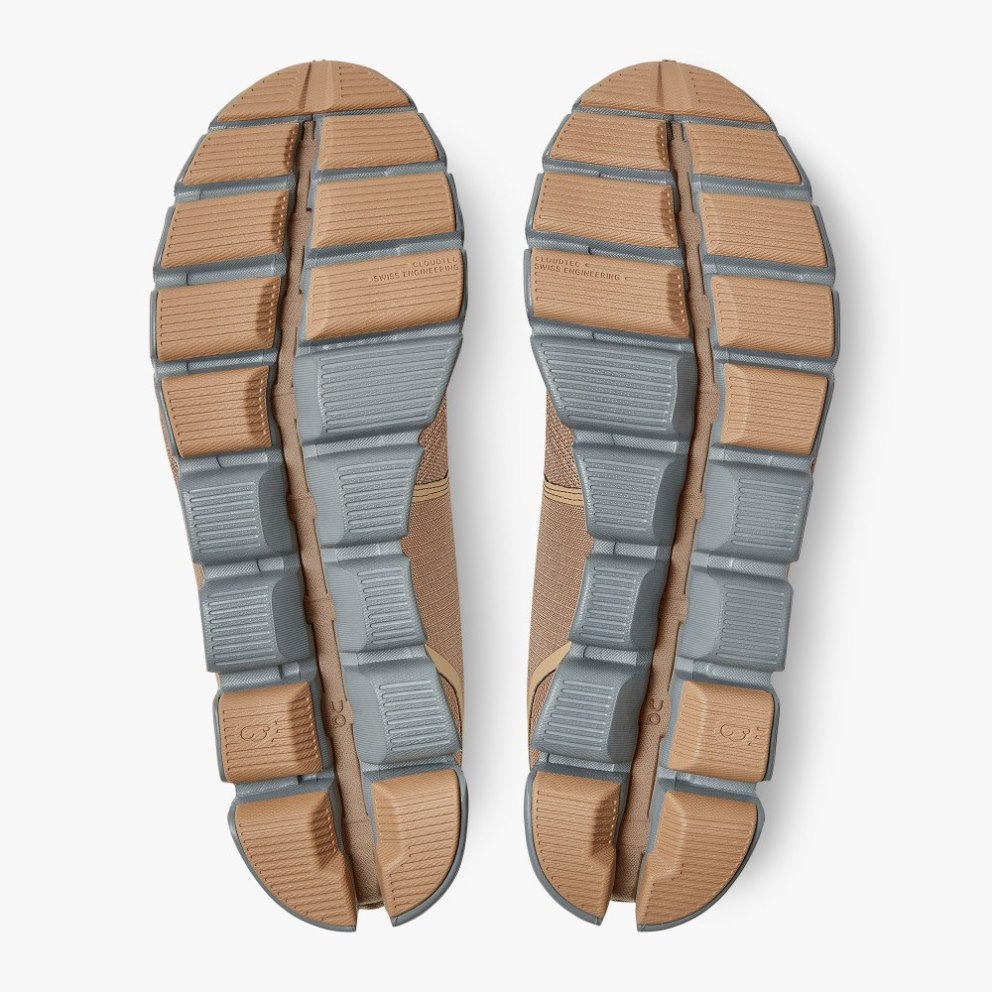 On Cloud Waterproof Men's Sneakers Brown | TEC952-CA
