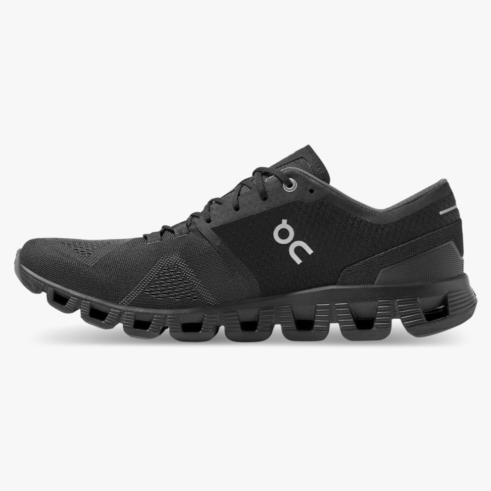 On Cloud X Men's Training Shoes Black | ITZ748-CA