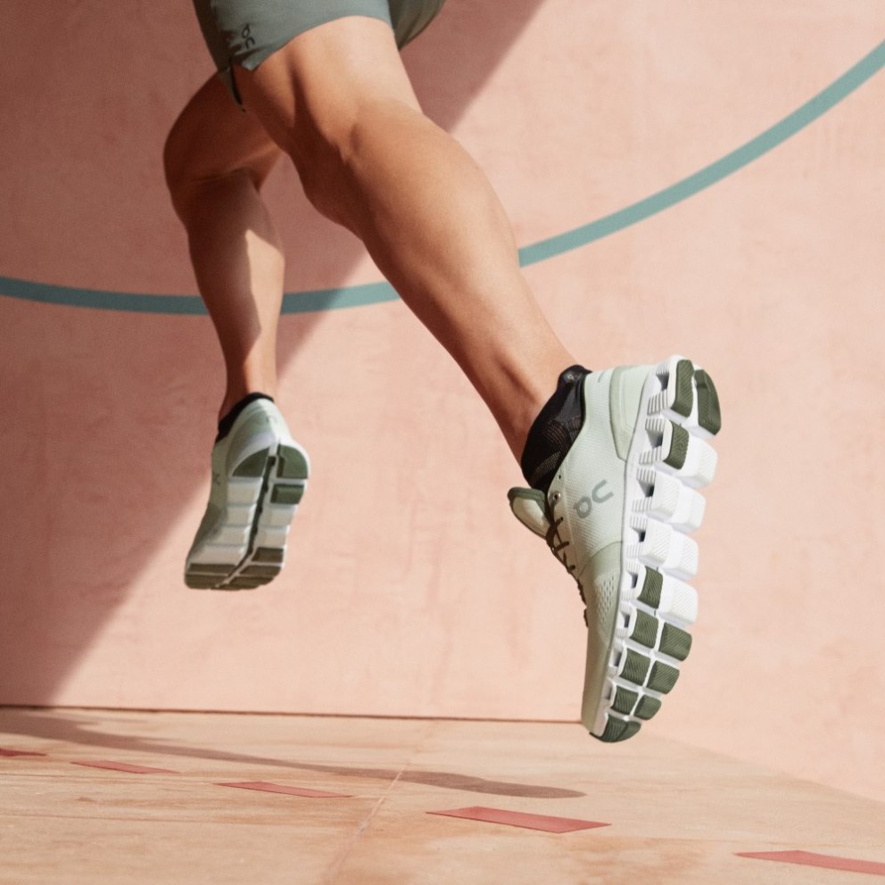On Cloud X Men's Training Shoes Mint | IHY628-CA