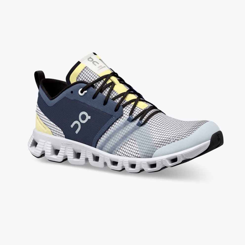 On Cloud X Shift Men's Training Shoes Grey / Navy | HUS147-CA