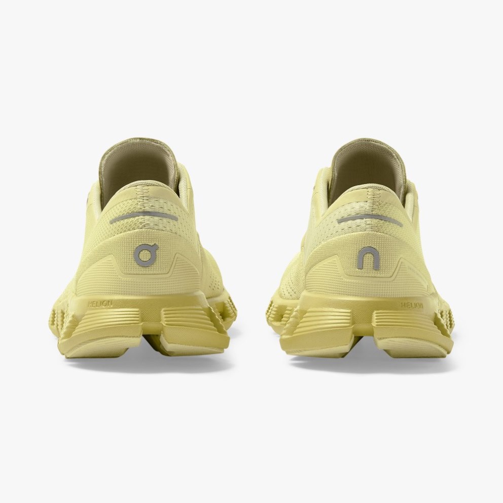 On Cloud X Women's Training Shoes Mustard | PNI936-CA