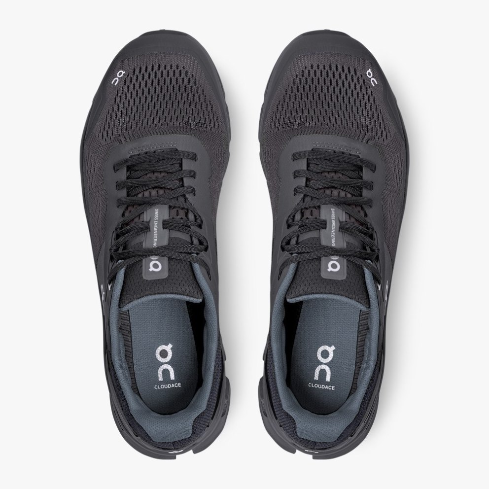 On Cloudace Men's Running Shoes Black | NPA180-CA