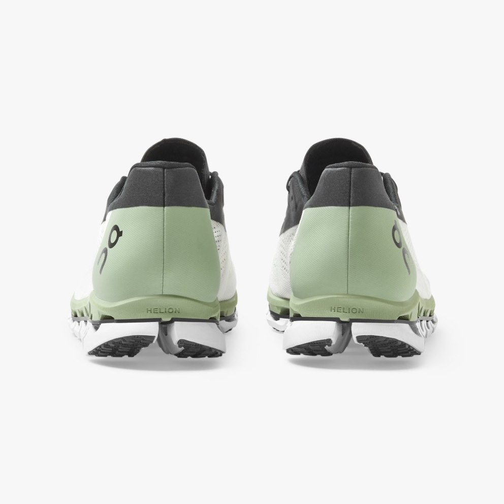On Cloudboom Women's Running Shoes White / Mint / Black | DAB795-CA