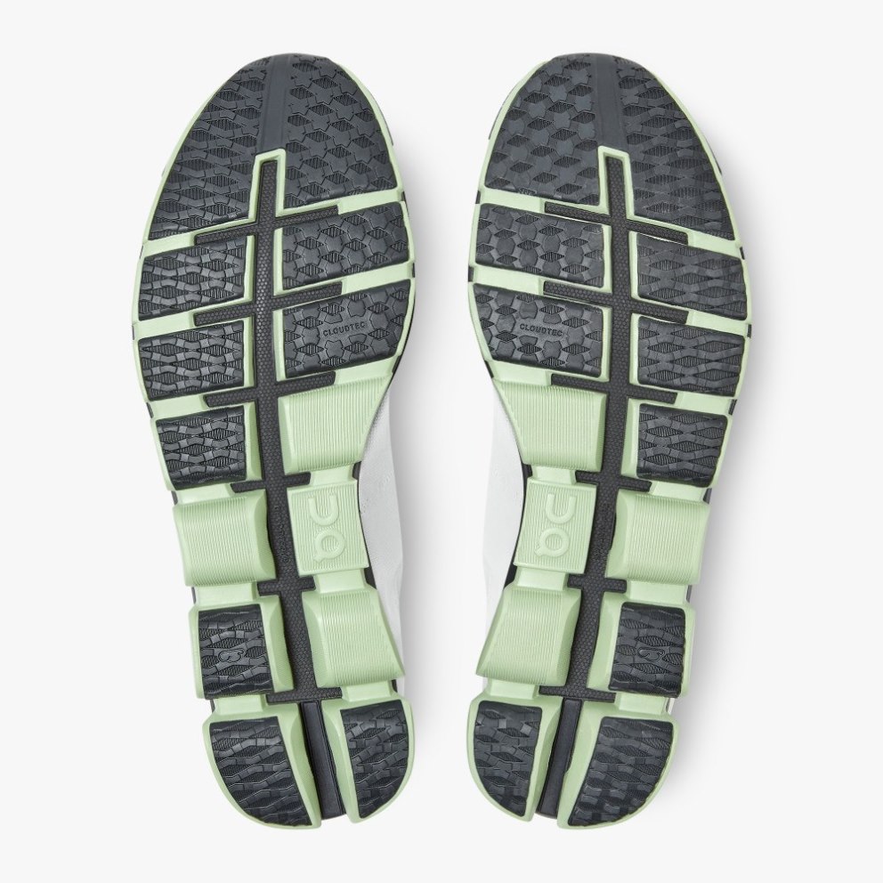 On Cloudflash Men's Running Shoes White / Mint | JFW960-CA
