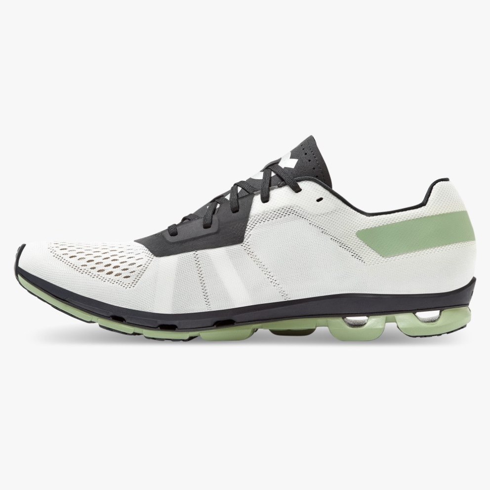On Cloudflash Men's Running Shoes White / Mint | JFW960-CA