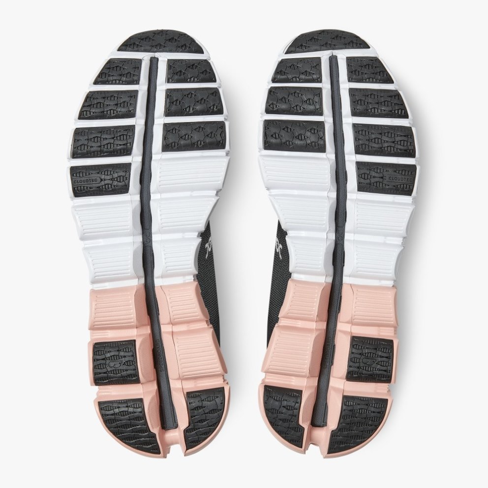 On Cloudflow Wide Women's Running Shoes Black | NGE148-CA