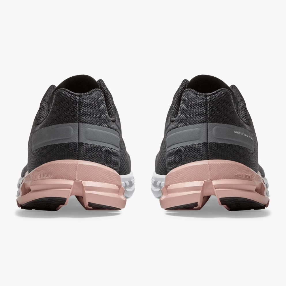 On Cloudflow Women's Running Shoes Black | OIQ781-CA