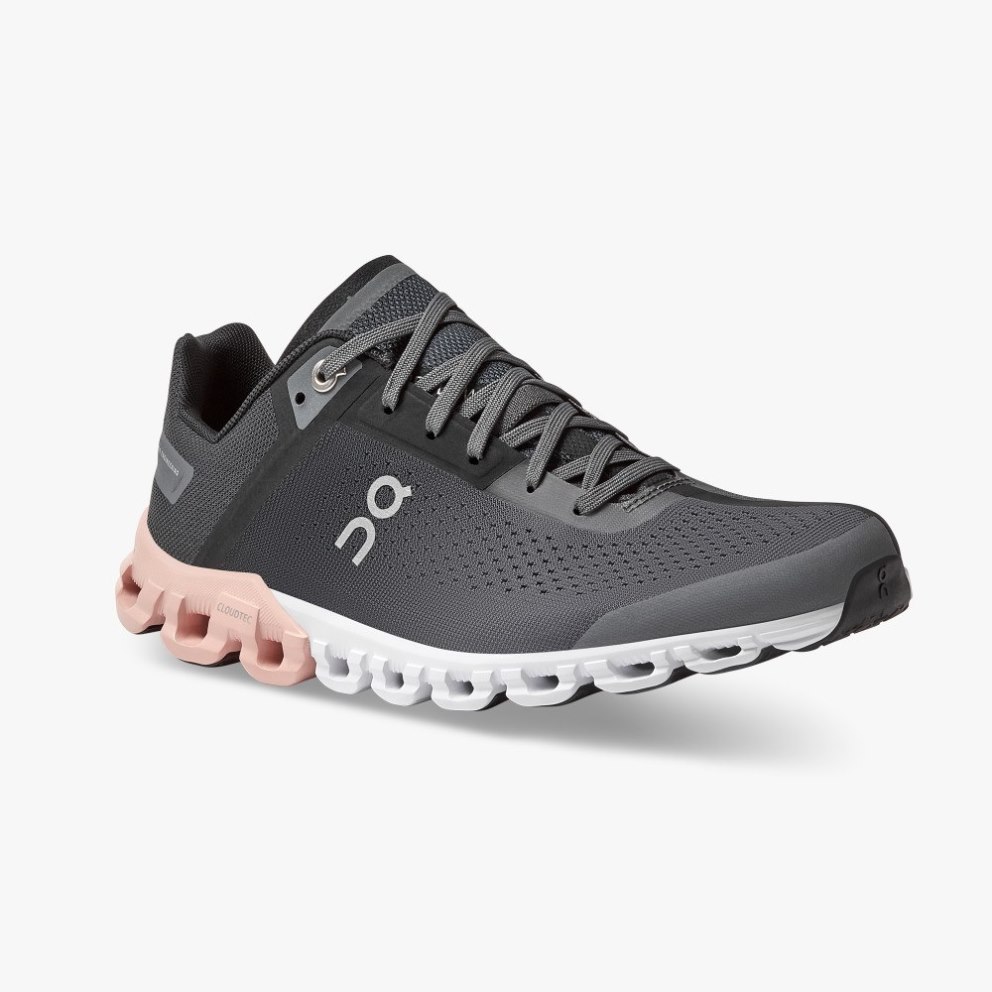 On Cloudflow Women's Running Shoes Black | OIQ781-CA